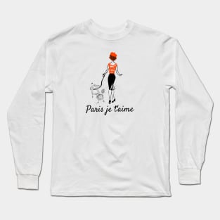 Paris je t'aime Long Sleeve T-Shirt